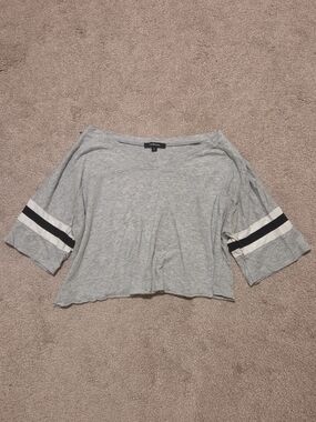 Ambiance Gray Crop Top